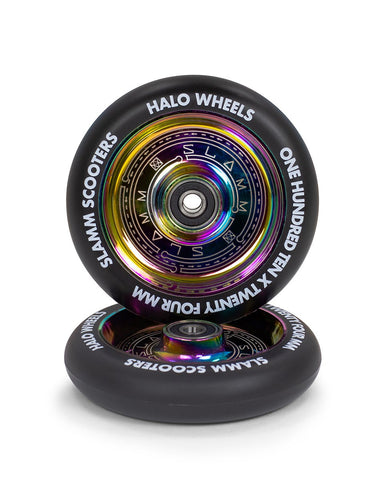 Slamm 110mm Neochrome Halo Deep Dish Wheels (Set of 2)