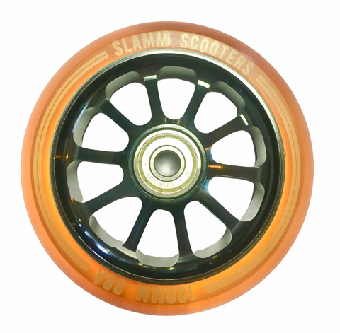 Slamm 100mm Alloy Wheels Orange (Set of 2)