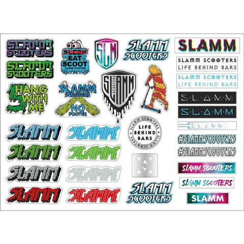Slamm Sticker Sheet - Scooter-X